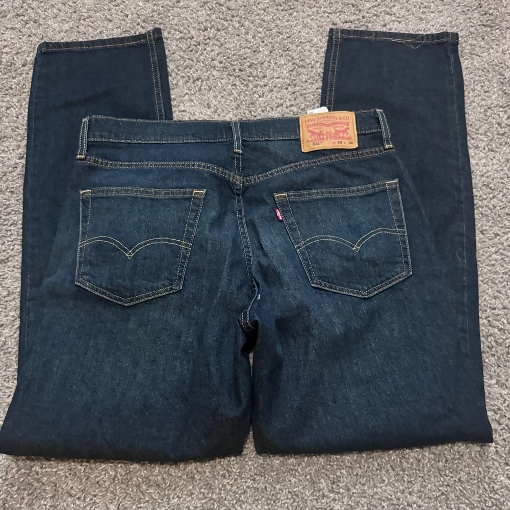 NWOT Levi's Men’s 541 Classic Indigo Straight Leg Jeans 34x34